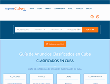 Tablet Screenshot of esquinacuba.com